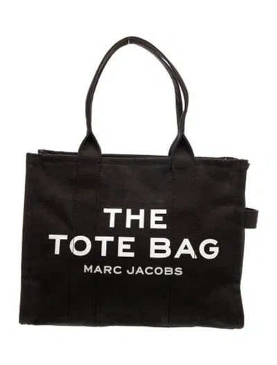 Pre-owned Marc Jacobs Canvas Tote In Black