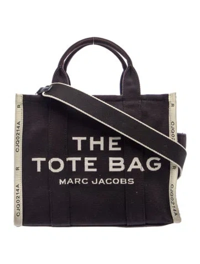 Pre-owned Marc Jacobs Canvas Tote In Black/neutrals