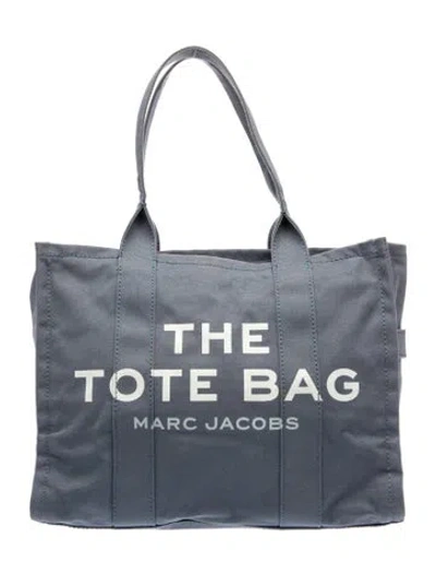 Pre-owned Marc Jacobs Canvas Tote In Blue