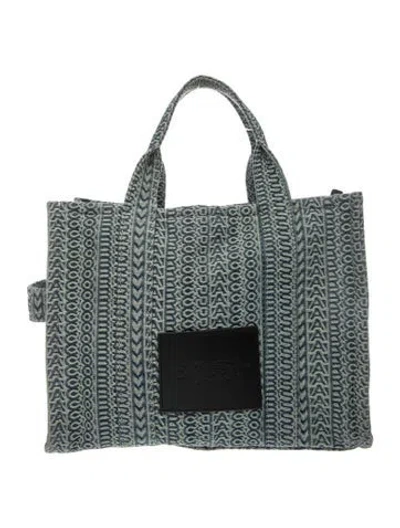 Pre-owned Marc Jacobs Canvas Tote In Blue
