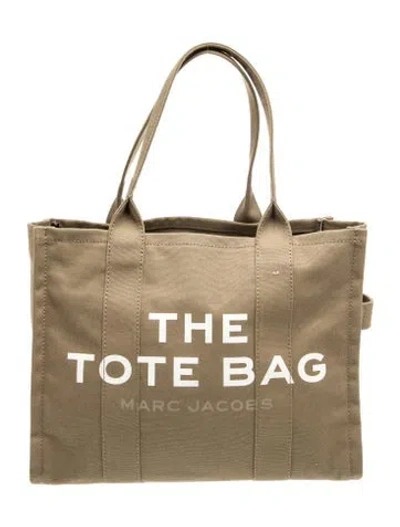 Pre-owned Marc Jacobs Canvas Tote In Brown