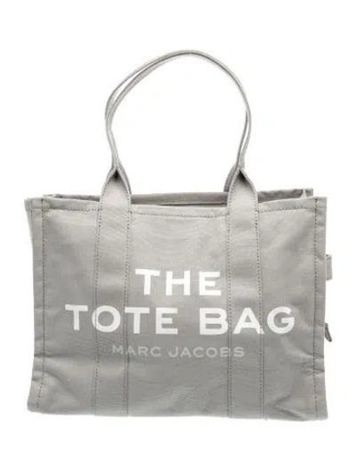 Pre-owned Marc Jacobs Canvas Tote In Gray
