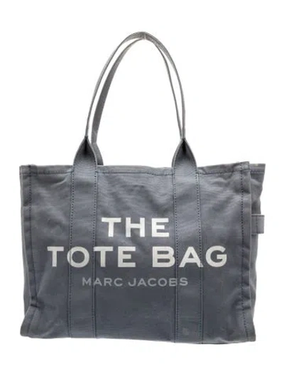 Pre-owned Marc Jacobs Canvas Tote In Gray