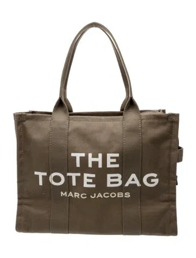 Pre-owned Marc Jacobs Canvas Tote In Green