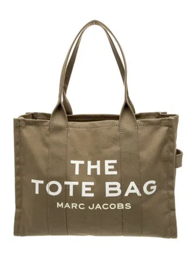 Pre-owned Marc Jacobs Canvas Tote In Green