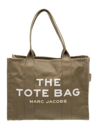 Pre-owned Marc Jacobs Canvas Tote In Green