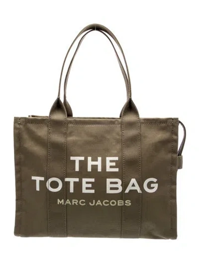 Pre-owned Marc Jacobs Canvas Tote In Green