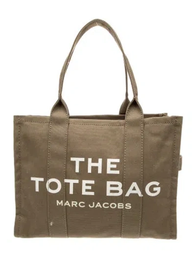 Pre-owned Marc Jacobs Canvas Tote In Green