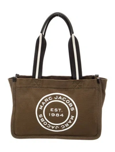 Pre-owned Marc Jacobs Canvas Tote In Green