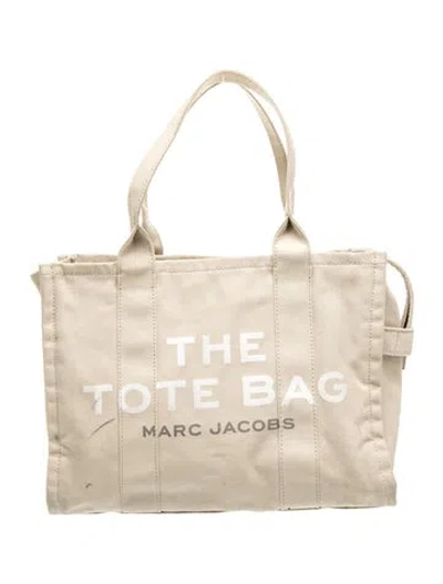 Pre-owned Marc Jacobs Canvas Tote In Neutral