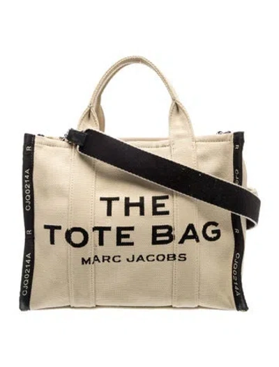 Pre-owned Marc Jacobs Canvas Tote In Neutral