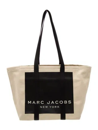 Pre-owned Marc Jacobs Canvas Tote In Neutral