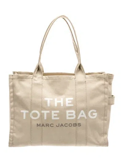 Pre-owned Marc Jacobs Canvas Tote In Neutral