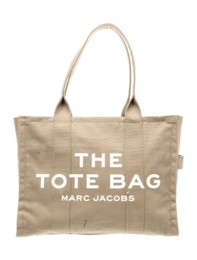 Pre-owned Marc Jacobs Canvas Tote In Neutral