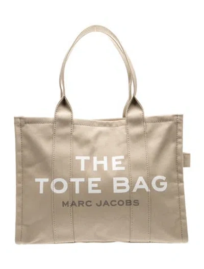 Pre-owned Marc Jacobs Canvas Tote In Neutral