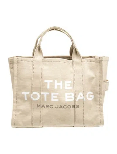 Pre-owned Marc Jacobs Canvas Tote In Neutrals
