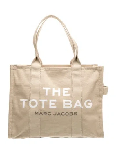 Pre-owned Marc Jacobs Canvas Tote In Neutrals