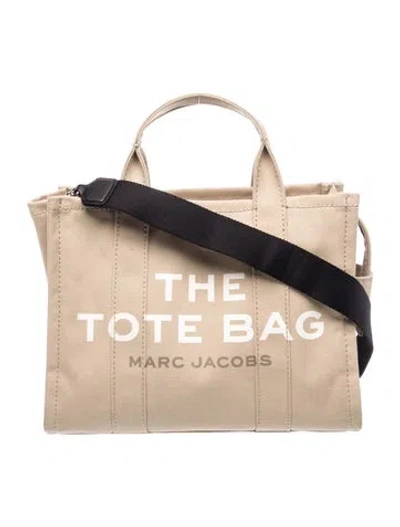 Pre-owned Marc Jacobs Canvas Tote In Neutrals