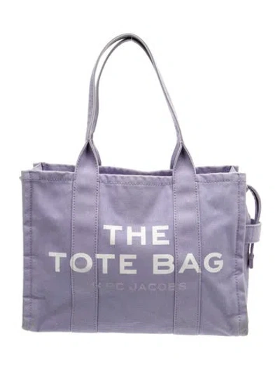 Pre-owned Marc Jacobs Canvas Tote In Purple