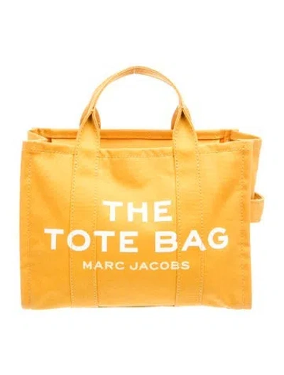 Pre-owned Marc Jacobs Canvas Tote In Yellow