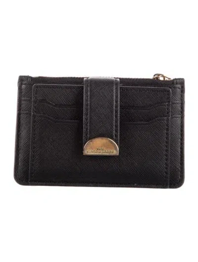 Pre-owned Marc Jacobs Canvas Wallet In Black