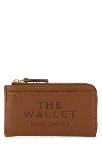 Marc Jacobs Caramel Leather Wallet In Arganoil