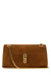Marc Jacobs Caramel Suede Shoulder Bag In Brown