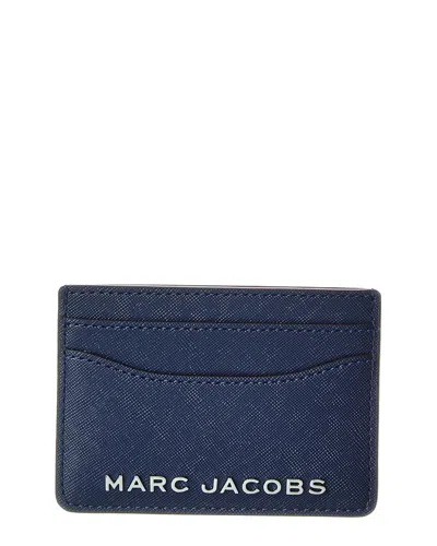 Marc Jacobs Card Case In Blue