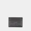 Marc Jacobs The Leather Cardholder In Black