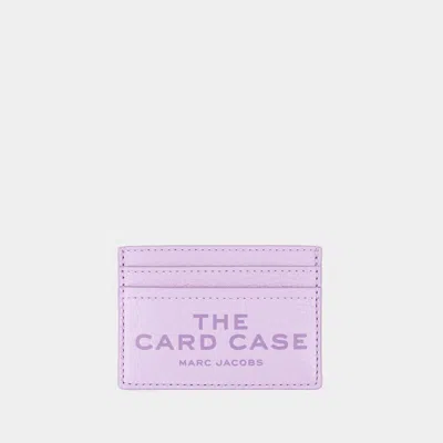 Marc Jacobs Card Holder In Purple