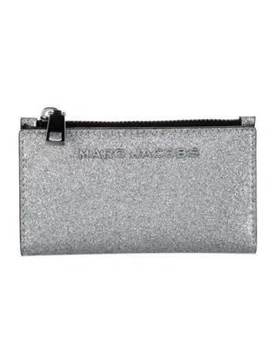 Pre-owned Marc Jacobs Card Holder In Silver