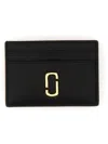 Marc Jacobs The J Marc Leather Card Case In Black