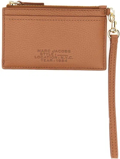Marc Jacobs Card Holder With Strap In Blue