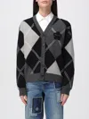 Marc Jacobs Argyle Flower Cardigan In Black