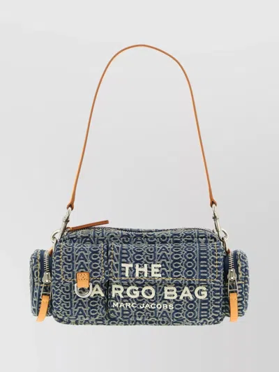 MARC JACOBS CARGO DENIM MONOGRAM SHOULDER BAG