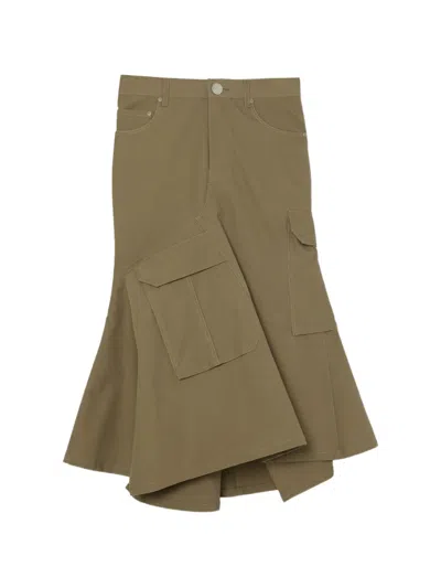 Marc Jacobs Cargo Skirt In Green