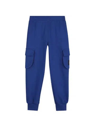 Marc Jacobs Kids' Cargo Track Pants In Blue
