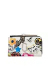 Marc Jacobs The Sticker Utility Snapshot Wallet In White