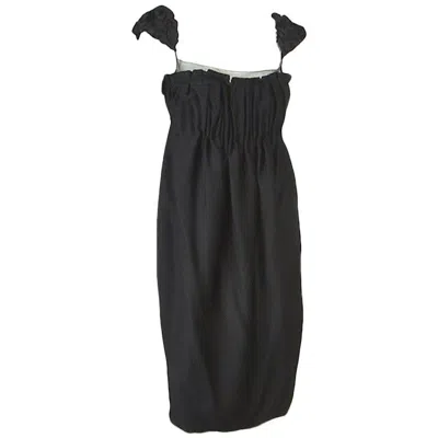 Pre-owned Marc Jacobs Cashmere Baby Doll Dress 1990s In Black