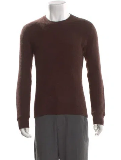 Pre-owned Marc Jacobs Cashmere Crew Neck Pullover In Brown