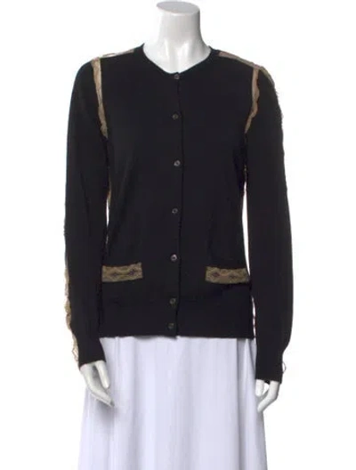 Pre-owned Marc Jacobs Cashmere Crew Neck Sweater In Black