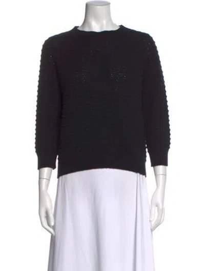Pre-owned Marc Jacobs Cashmere Crew Neck Sweater In Black