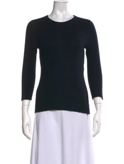 Pre-owned Marc Jacobs Cashmere Crew Neck Sweater In Black