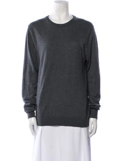 Pre-owned Marc Jacobs Cashmere Crew Neck Sweater In Gray