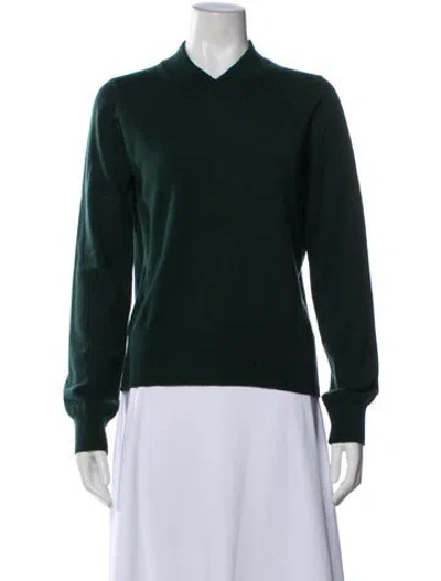 Pre-owned Marc Jacobs Cashmere Crew Neck Sweater In Green