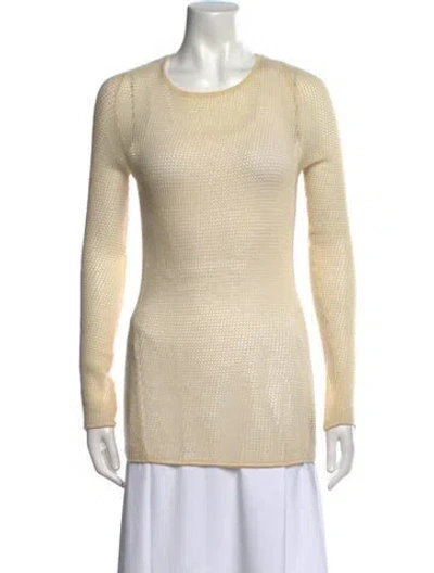 Pre-owned Marc Jacobs Cashmere Crew Neck Sweater In Neutral