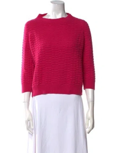 Pre-owned Marc Jacobs Cashmere Crew Neck Sweater In Pink