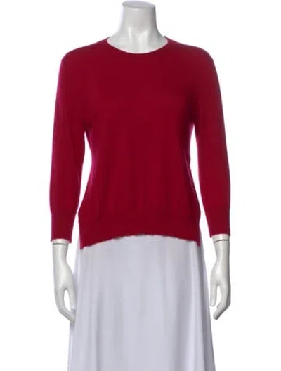 Pre-owned Marc Jacobs Cashmere Crew Neck Sweater In Pink