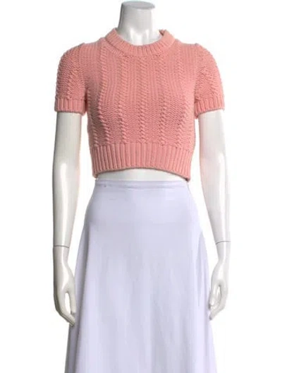 Pre-owned Marc Jacobs Cashmere Crew Neck Sweater In Pink