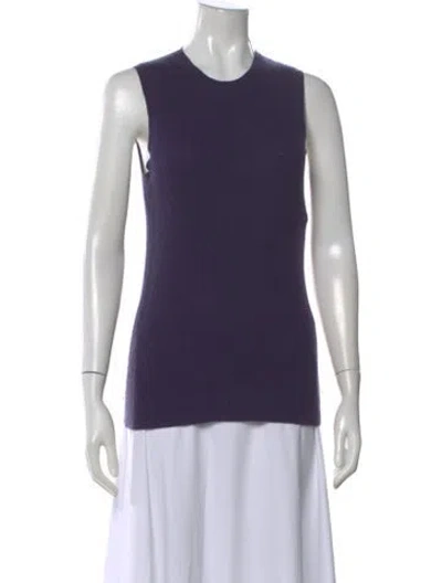 Pre-owned Marc Jacobs Cashmere Crew Neck Sweater In Purple